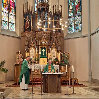 Pfarrer Stefan Fleischmann (li.) und Pfarrer Holger Fiedler