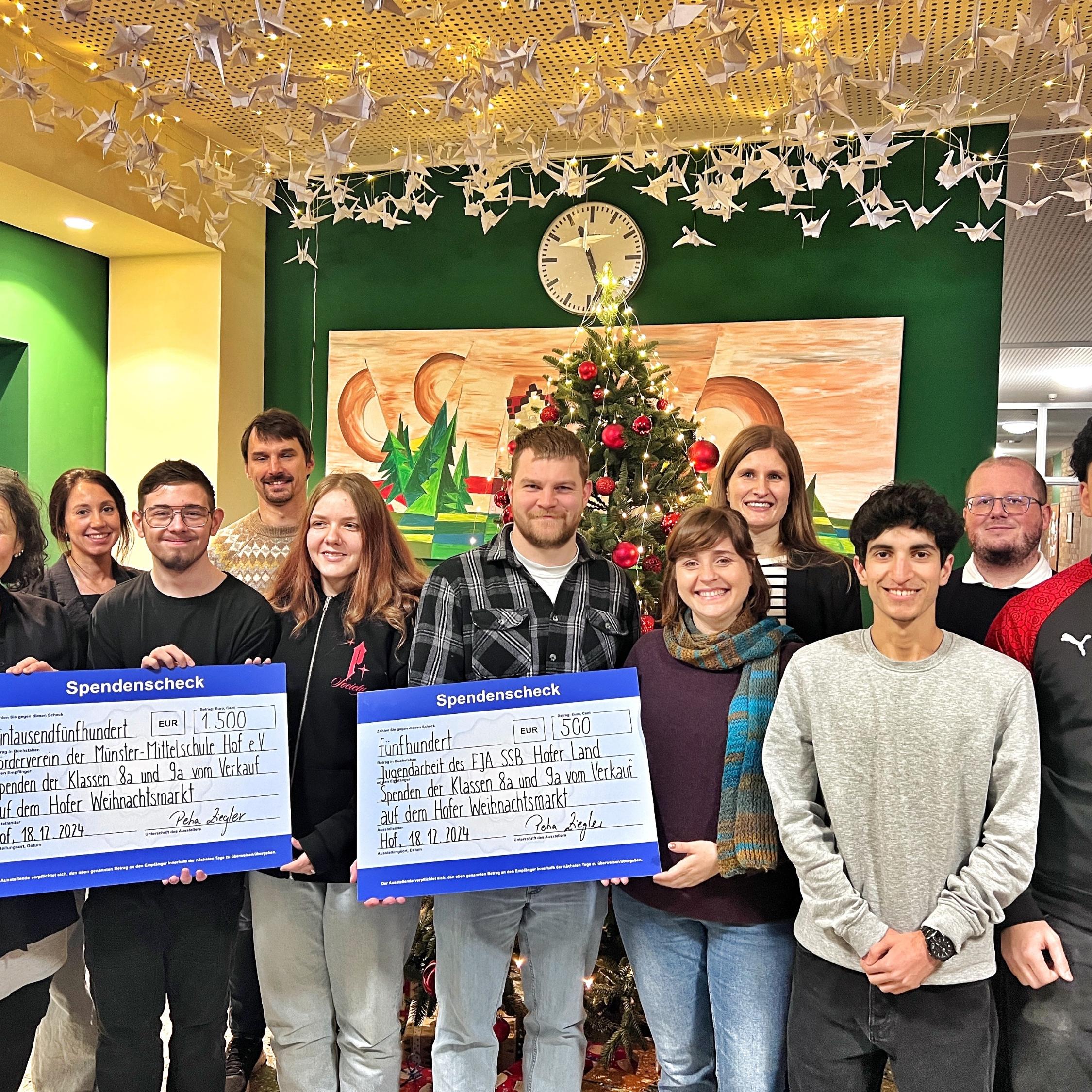 Spendenübergabe JMDiQ und MünsterMS
