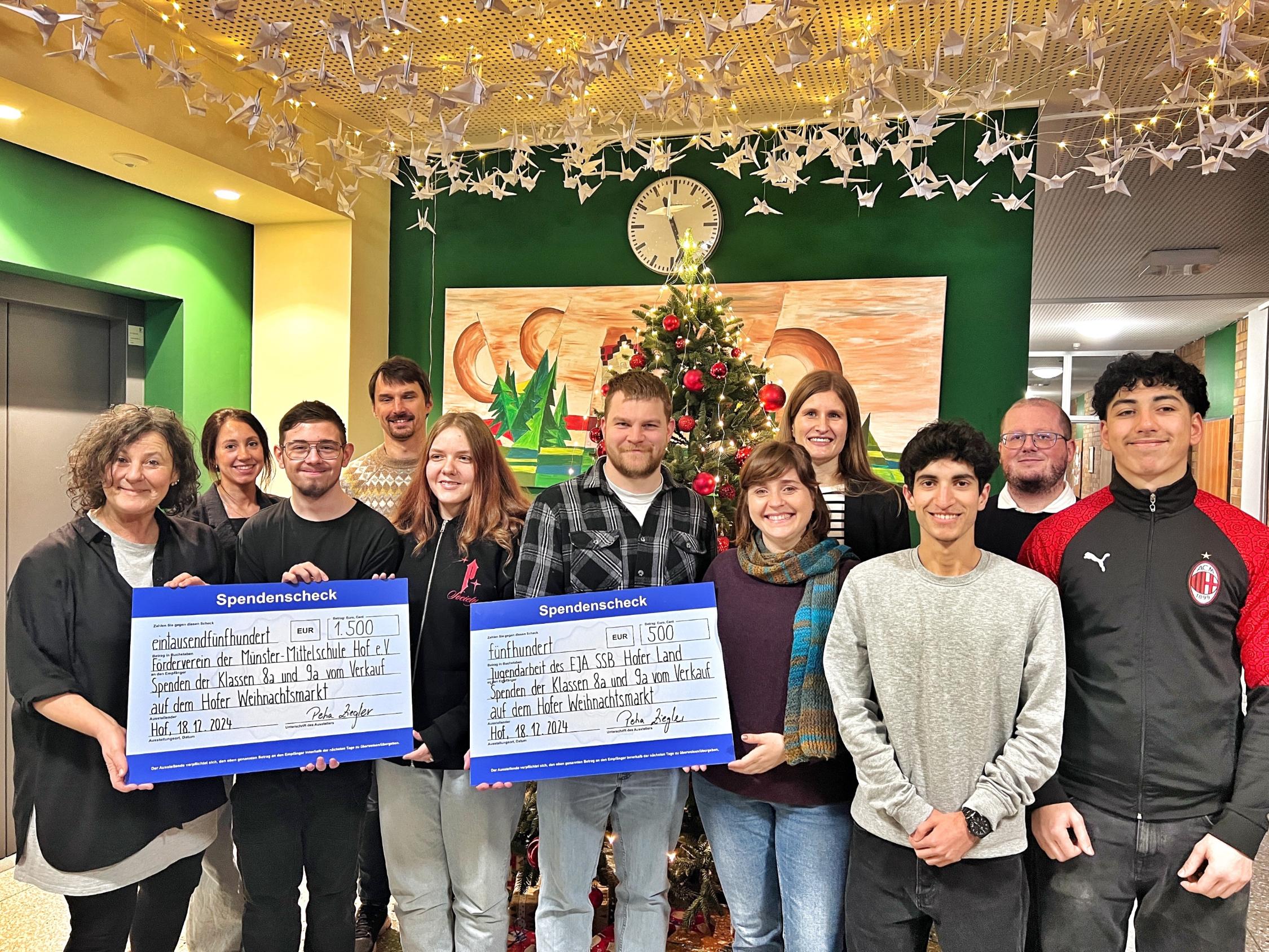 Spendenübergabe JMDiQ und MünsterMS