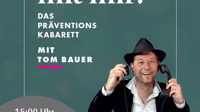 werbendes Titelbild für das Präventionskabarett 'Ned mit mir'